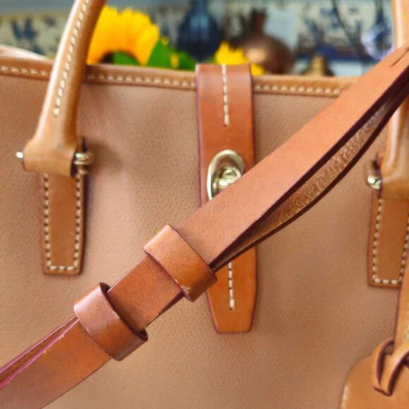 Dooney & Bourke Large Camel Shelby Shopper - Picture 11 of 12